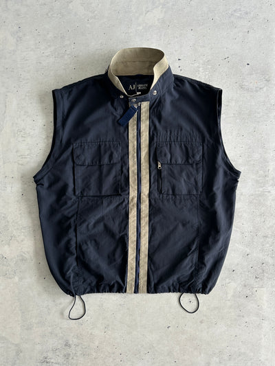 00's Armani Jeans 2 in 1 tech Jacket (XXL)