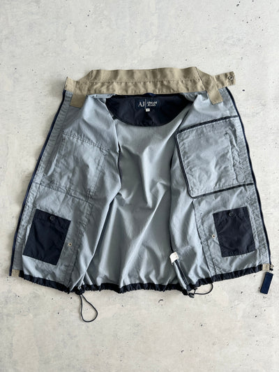 00's Armani Jeans 2 in 1 tech Jacket (XXL)