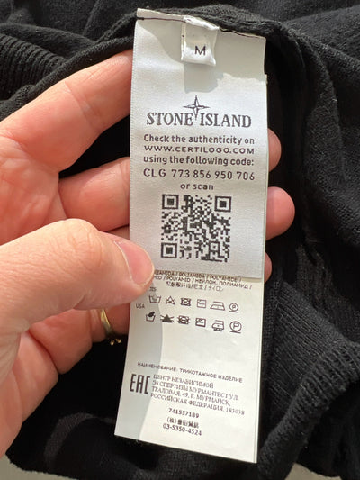 SS/21 Stone Island Nylon Pocket Crewneck Jumper (S)