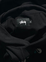 Stussy script pullover hoodie (L)