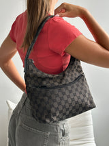 Vintage Gucci GG Canvas Shoulder Bag (One Size)