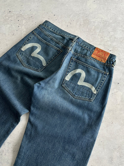 00's Evisu Gull Wing baggy Denim Jeans (W36 x L34)