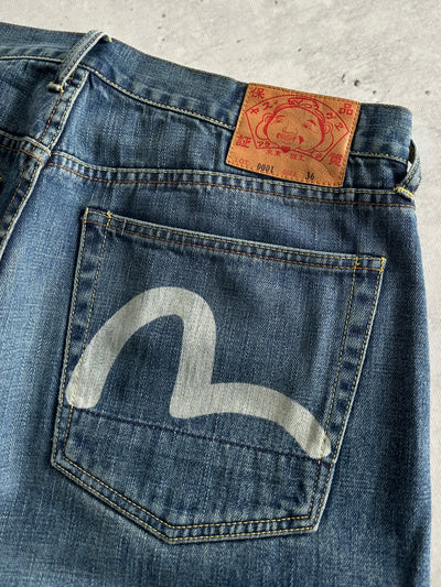 00's Evisu Gull Wing baggy Denim Jeans (W36 x L34)