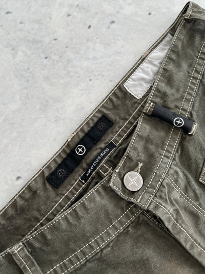 AW/05 Stone Island Denims Heavyweight Cargo Pants (W32 x L32)
