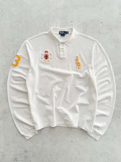 Ralph Lauren Big Logo Long Sleeve Polo Shirt (XL)