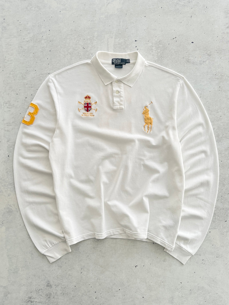 Ralph Lauren Big Logo Long Sleeve Polo Shirt (XL)