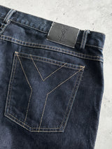 00's YSL embroidered Denim Jeans (W38 x L30)