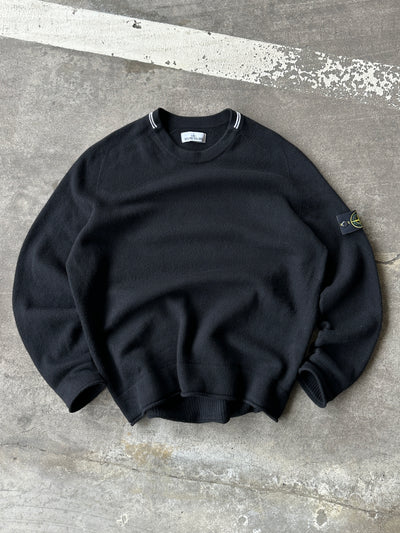 AW/19 Stone Island Chunky Knit Wool Jumper (XL)