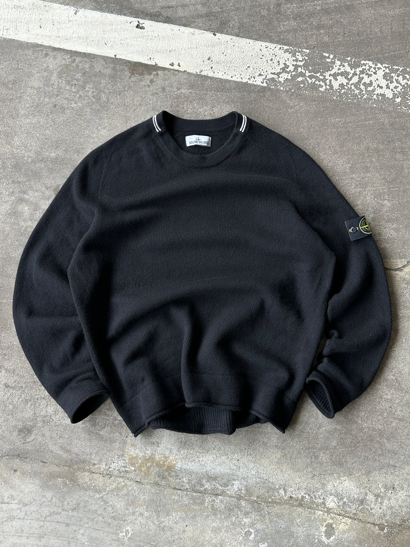 AW/19 Stone Island Chunky Knit Wool Jumper (XL)