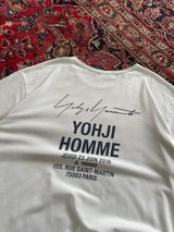 2016 Yohji Yamamoto Pour Homme Paris Staff T Shirt (L)