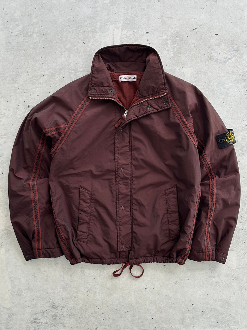 AW/02 Stone Island Garment Dyed Padded Nylon Jacket (S/M)