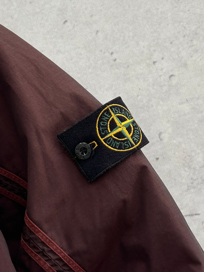 AW/02 Stone Island Garment Dyed Padded Nylon Jacket (S/M)
