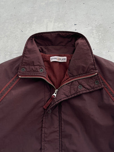 AW/02 Stone Island Garment Dyed Padded Nylon Jacket (S/M)