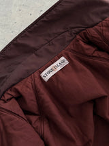 AW/02 Stone Island Garment Dyed Padded Nylon Jacket (S/M)