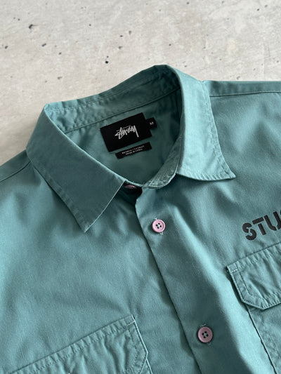 Stussy Spell Out Multi Pocket Shirt (M)
