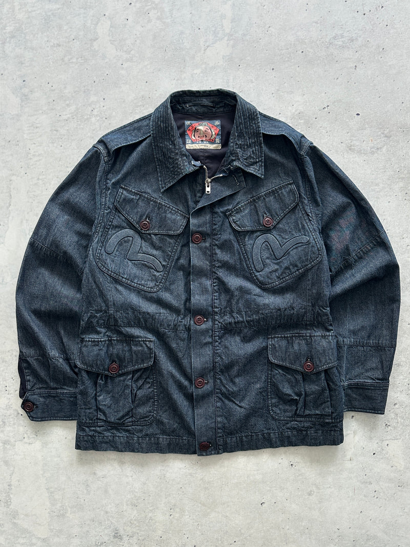 00's Evisu Gull Wing Denim Work Jacket (L)