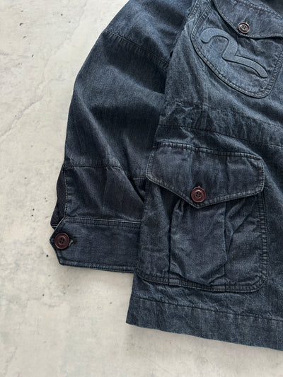 00's Evisu Gull Wing Denim Work Jacket (L)
