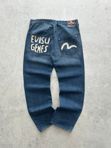 00's Evisu Genes Baggy Denim Jeans (W38 x L34)