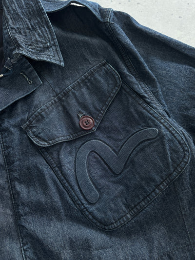00's Evisu Gull Wing Denim Work Jacket (L)