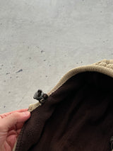 Vintage Schott NYC Chunky Knit Asymmetrical Zip Hoodie (S)