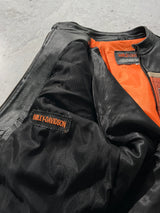 Vintage Harley Davidson Leather Motorcycle Jacket (M)
