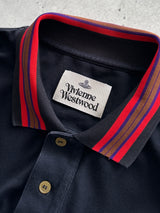 Vivienne Westwood Orb Long Sleeve Polo Shirt (L)
