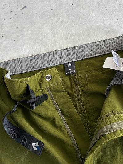 Mont Bell Embroidered Spell Out Shorts (S)