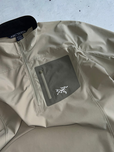 00's Arc'Teryx Reflective Lightweight 1/4 Zip Pullover Jacket (M)