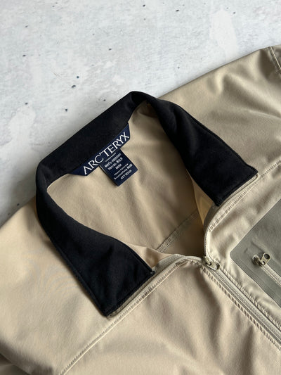 00's Arc'Teryx Reflective Lightweight 1/4 Zip Pullover Jacket (M)