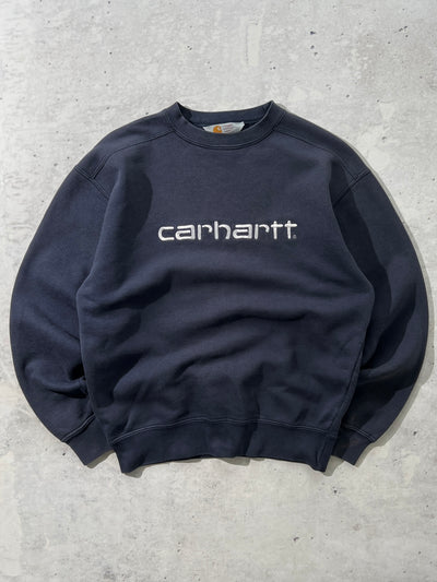 90's Carhartt Heavyweight Embroidered Spell Out Sweatshirt (S)