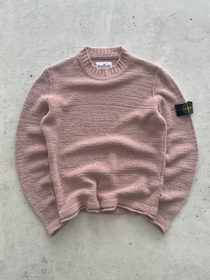 AW/22 Stone Island Chenille Knit Crewneck Jumper (S)