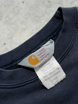 90's Carhartt Heavyweight Embroidered Spell Out Sweatshirt (S)