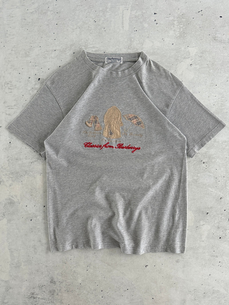 Vintage Burberry Embroidered T Shirt (M)