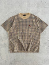 00's Burberry pocket Nova Check heavyweight T Shirt (M)