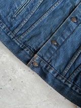 1980's Levi's Miller High Life Beer Embroidered Denim Jacket (S)