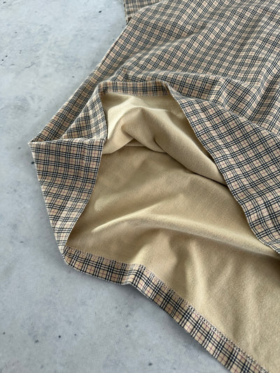 00's Burberry pocket Nova Check heavyweight T Shirt (M)