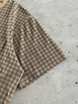 00's Burberry pocket Nova Check heavyweight T Shirt (M)