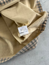 00's Burberry pocket Nova Check heavyweight T Shirt (M)