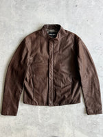 Vintage Giorgio Armani leather jacket (M)