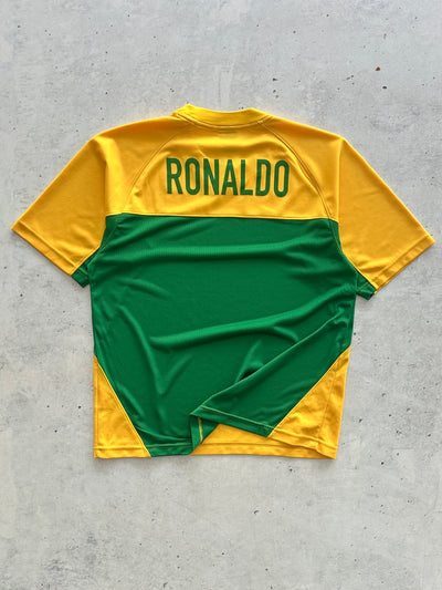2000/02 Nike Brazil Ronaldo R9 Training Shirt (M)