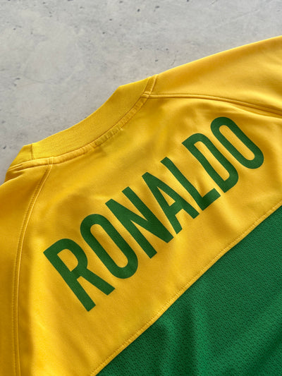 2000/02 Nike Brazil Ronaldo R9 Training Shirt (M)