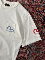 Palace x Evisu Multi Pocket Egret Heavyweight T Shirt (L)