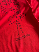 Supreme Sketch Long Sleeve T Shirt (M)