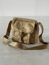 00's Prada Nylon Crossbody / Messenger Bag (One Size)