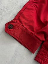 Vintage Burberry Embroidered Logo Zip Up Jacket (L)