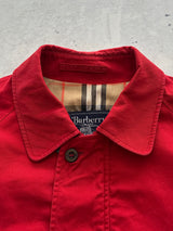 Vintage Burberry Embroidered Logo Zip Up Jacket (L)