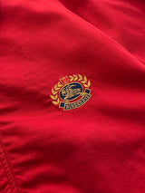 Vintage Burberry Embroidered Logo Zip Up Jacket (L)