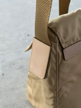 00's Prada Nylon Crossbody / Messenger Bag (One Size)
