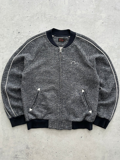 Evisu Embroidered Koi Zip Up Sweatshirt (Women's S)