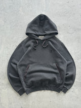 AW/14 Stone Island Patch Logo Heavyweight Pullover Hoodie (XL)